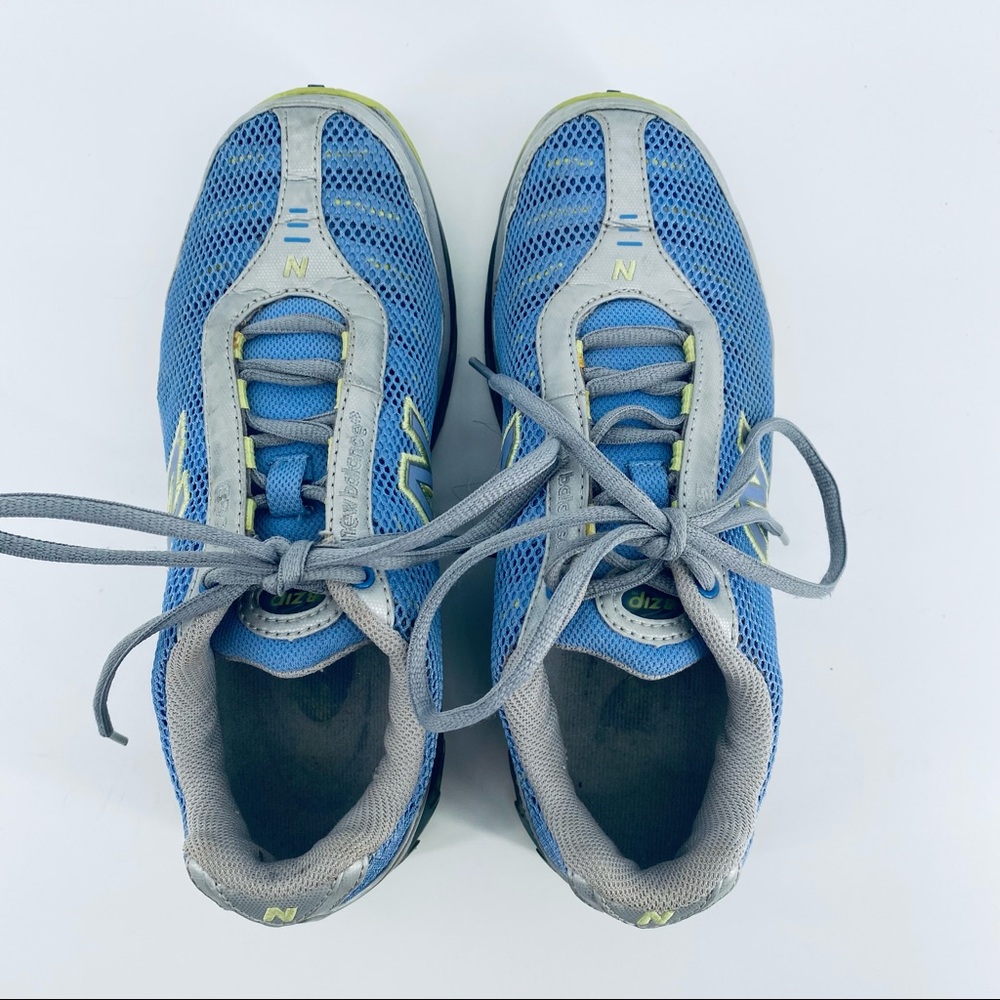 New Balance W8505BL Blue/Green/Silver Running Shoe - Picture 12 of 15